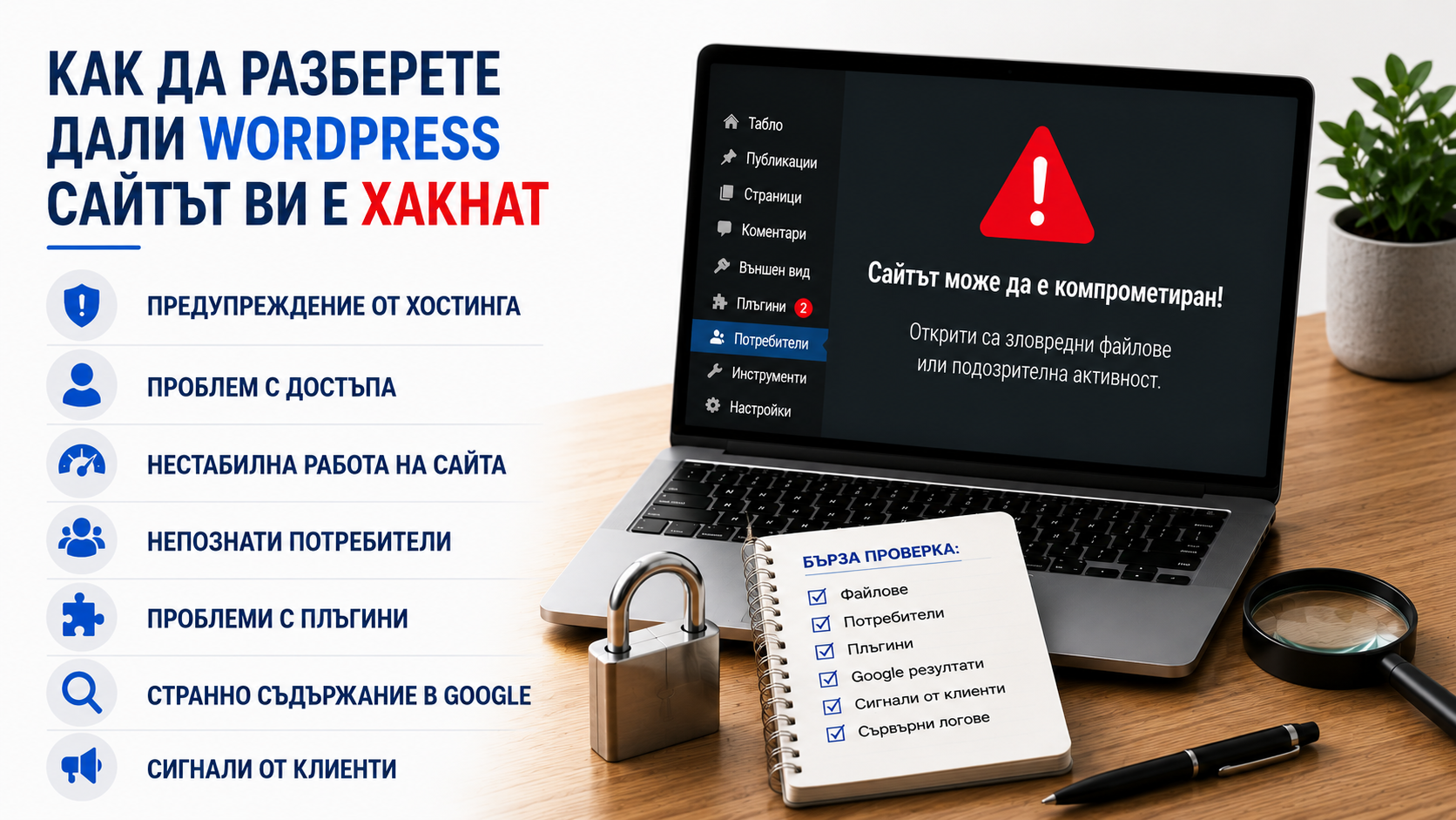 хакнат WordPress сайт